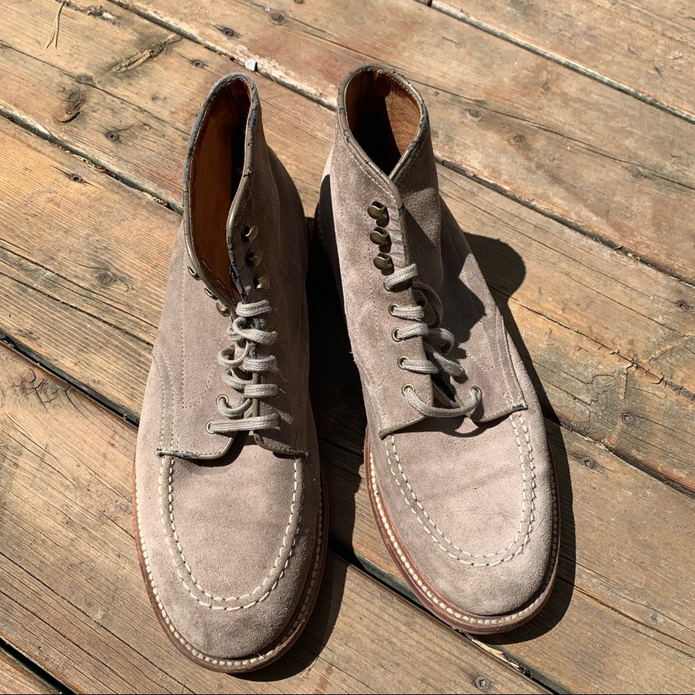 grey/cream boots leather j. Crew 10.5 men’s